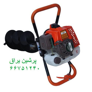 تک نفره-SKN 68cc-1E48F چاله کن موتوری تک نفره SKN 68cc -1E48F